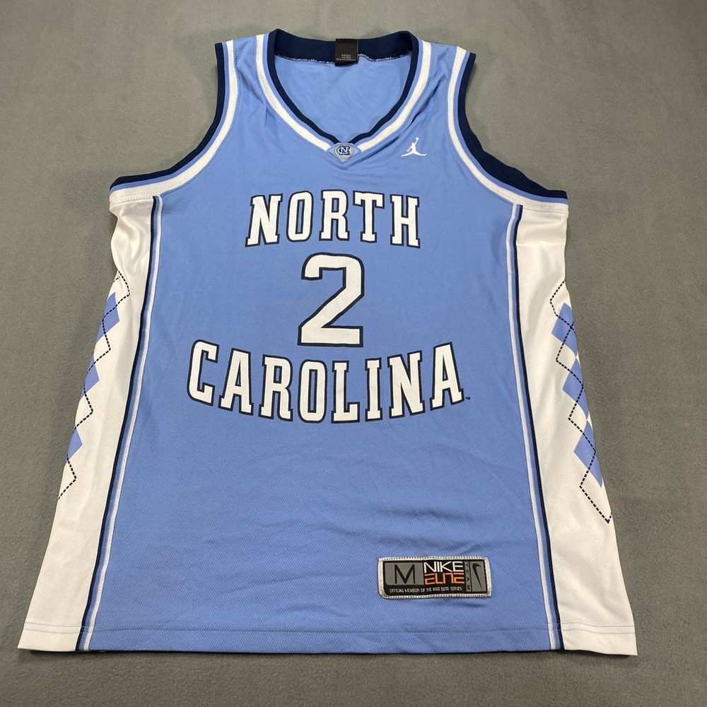 Vintage Nike Elite North Carolina Tarheels Basketball Jersey #2 Raymond Felton M